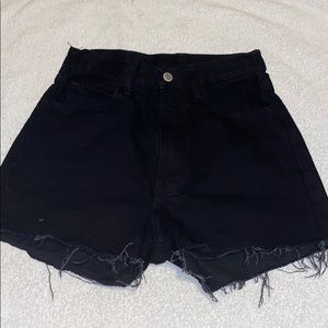 Black highwaisted shorts